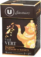 Mängden socker i Thé vert à la mangue et aux pétales de bleuets