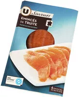 Mängden socker i Emincés de truite fumée saveurs