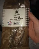 Mängden socker i Trio de saucissons sec