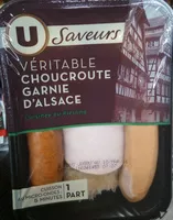 Mängden socker i Véritable choucroute garnie d'Alsace cuisinée au Riesling