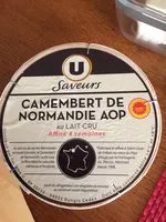 Mängden socker i Camembert de Normandie au lait cru