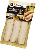 Mängden socker i Boudins blanc aux cèpes Saveurs