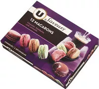 Mängden socker i Macarons framboise, café, pistache et chocolat