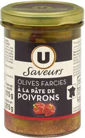 Mängden socker i Olives vertes farcies à la pâte de poivrons