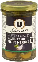 Mängden socker i Olives vertes farcies à la pate d'ail complétées de fines herbes