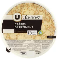 Mängden socker i Crêpes de froment Saveurs