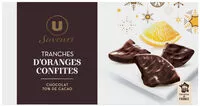 Mängden socker i Tranches d'oranges confites enrobées de chocolat noir Saveurs