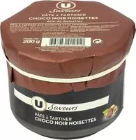 Mängden socker i Pate à tartiner au chocolat noir noisettes