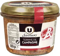 Mängden socker i Terrine de campagne au piment d'Espelette Label Rouge Saveurs
