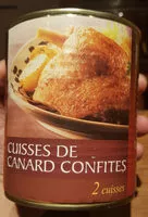 Mängden socker i Cuisses de canard confites