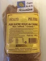 Mängden socker i Pur sucre roux de canne Non raffiné "cristal"