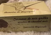 Mängden socker i Cerneaux de noix grillés enrobés de chocolat noir