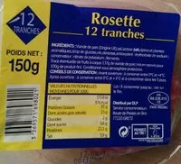 Mängden socker i Rosette 12 tranches