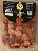 Mängden socker i Chorizo en tranches