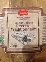 Mängden socker i Saucisse sèche Recette Traditionnel