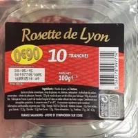 Mängden socker i Rosette de Lyon