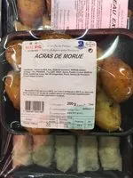 Mängden socker i Acras à la morue