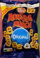 Mängden socker i Monster Munch Original - Format familial