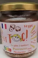 Mängden socker i Purement Noisette