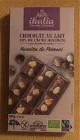 Mängden socker i Chocolat au lait Noisettes du Piemont