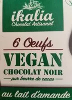 Mängden socker i Oeuf vegan chocolat noir au lait d amande