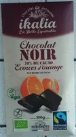 Mängden socker i Chocolat noir Écorce d'orange