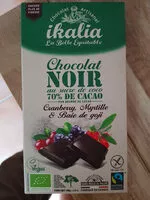 Mängden socker i Chocolat Noir 70% Superfruit (100 GR)