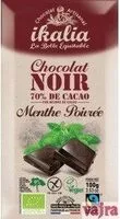 Mängden socker i Chocolat Noir 70% Menthe (100 GR)