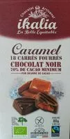 Mängden socker i Caramel 18 carrés fourrés chocolat noir