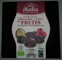 Mängden socker i COFFRET DE CHOC NOIR AUX FRUITS SG