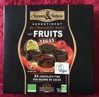 Mängden socker i Les ganaches vegan aux fruits