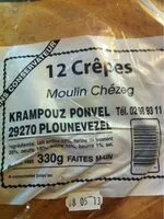 Mängden socker i Crepes de froment