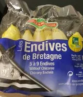 Mängden socker i Endives de Bretagne