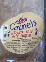 Mängden socker i Caramel au beurre sale de Bretagne Tremven