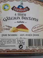 Mängden socker i Mini Gateaux Bretons