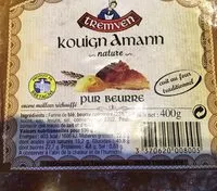 Mängden socker i Kouign amann traditionnel TREMVEN