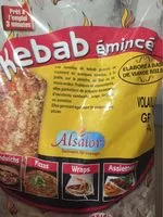 Mängden socker i Kebab émincé