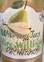 Mängden socker i 100% pur jus de Poire Williams Pétillant