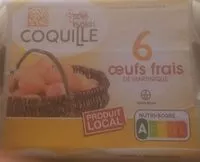 Mängden socker i 6 Oeufs frais de la Martinique
