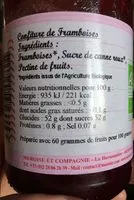 Mängden socker i Ma Confiture Bio