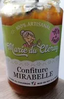 Mängden socker i Confiture Mirabelle