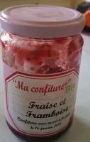 Mängden socker i Confiture fraise et framboise