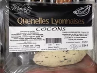 Mängden socker i Quenelles lyonnaises cocons