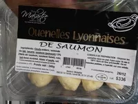 Mängden socker i Quenelles lyonnaises de saumon