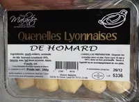 Mängden socker i Quenelles lyonnaises de homard