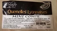 Mängden socker i Quenelles lyonnaises mini Comté