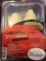 Mängden socker i Quenelles Lyonnaises de Volaille