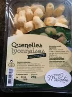Mängden socker i Quenelles lyonnaises de comté