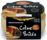 Mängden socker i Crème brûlée nature