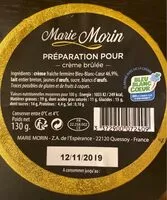 Mängden socker i Préparation pour crème brulée